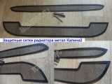 Сетки (решетки) защитные радиатора в рамке металлические Калина2
